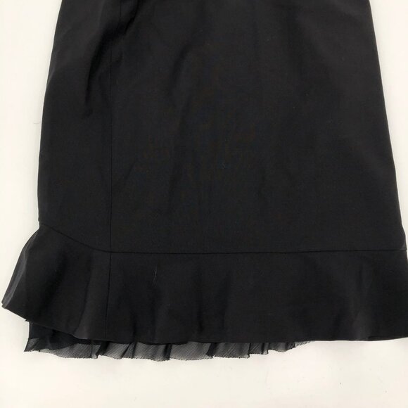 Ann Taylor Black Straight & Pencil Midi Skirt | Versatile for All Seasons - Picture 2 of 6